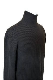Neu mit Etikett: 1100 $ Bottega Veneta Rollkragenpullover aus Kaschmir/Wolle Schokolade XL 648972 