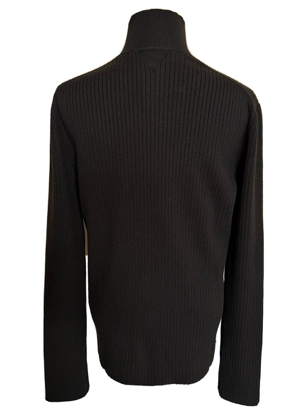 NWT $1100 Bottega Veneta Cashmere/Wool Turtleneck Sweater Chocolate  XL 648972