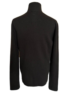 Neu mit Etikett: 1100 $ Bottega Veneta Rollkragenpullover aus Kaschmir/Wolle Schokolade XL 648972 