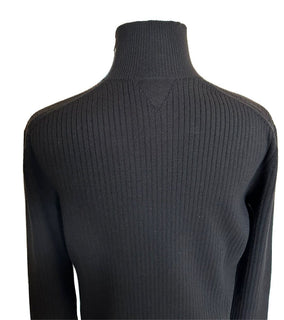 Neu mit Etikett: 1100 $ Bottega Veneta Rollkragenpullover aus Kaschmir/Wolle Schokolade XL 648972 