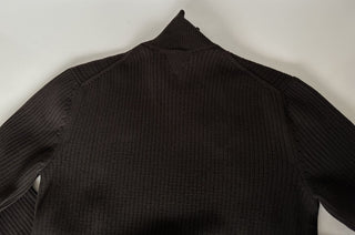 Neu mit Etikett: 1100 $ Bottega Veneta Rollkragenpullover aus Kaschmir/Wolle Schokolade XL 648972 