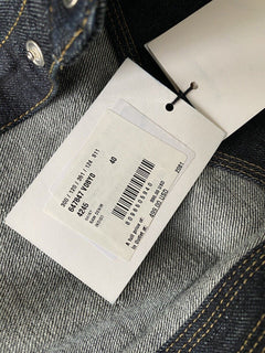 NWT $1980 Bottega Veneta Japanisches Raw-Denim-Hemd mit Rock 6 US (40 Euro) IT