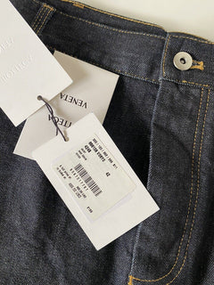 NWT $1980 Bottega Veneta Japanisches Raw-Denim-Hemd mit Rock 6 US (40 Euro) IT