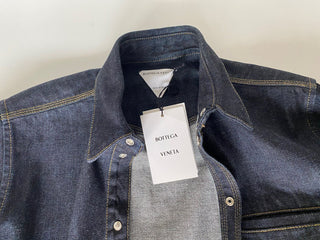 NWT $1980 Bottega Veneta Japanisches Raw-Denim-Hemd mit Rock 6 US (40 Euro) IT