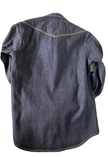 NWT $1980 Bottega Veneta Japanisches Raw-Denim-Hemd mit Rock 6 US (40 Euro) IT