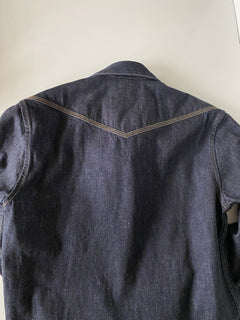 NWT $1980 Bottega Veneta Japanisches Raw-Denim-Hemd mit Rock 6 US (40 Euro) IT