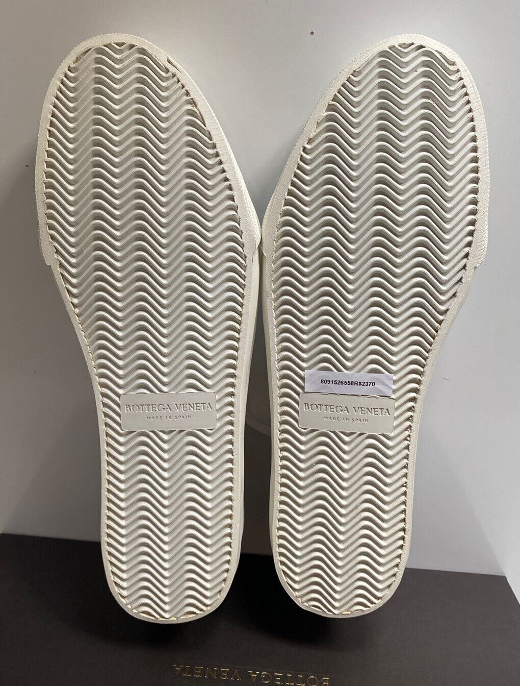Мужские хлопковые белые кроссовки Speedster Bottega Veneta, 570 долларов США, 6, США, 611183, Испания 