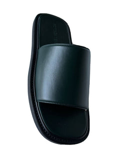 NIB $ 690 Bottega Veneta Herren-Sandalen aus Wiener Kalbsleder, Inkwell 10 US 667087