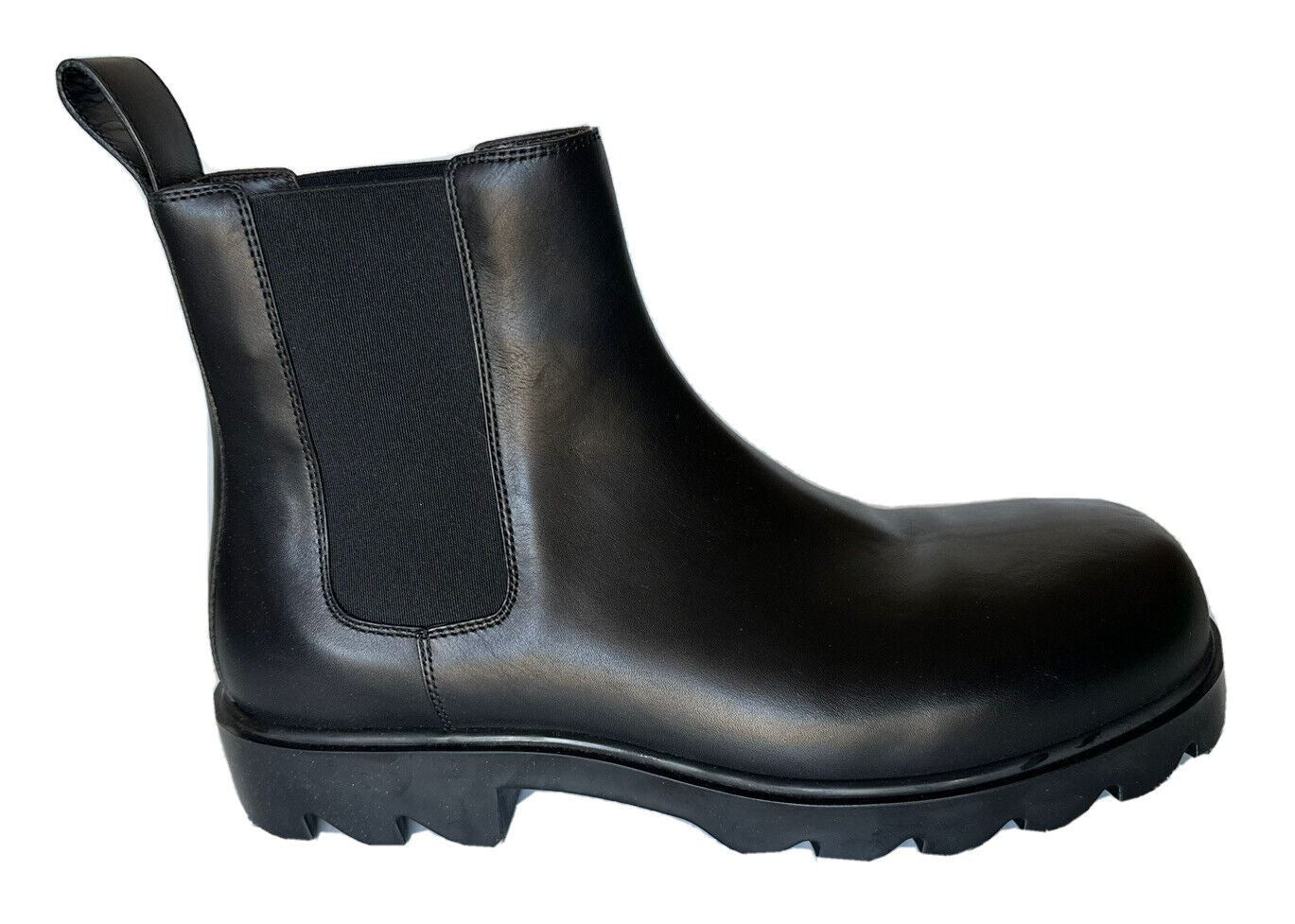 NIB $ 1250 Bottega Veneta Kalbsleder Schwarze Stiefeletten 11 US 679488 IT