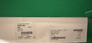 NIB $ 1450 Bottega Veneta Military Kalbsleder Schwarze Stiefel 9,5 US 667093 IT