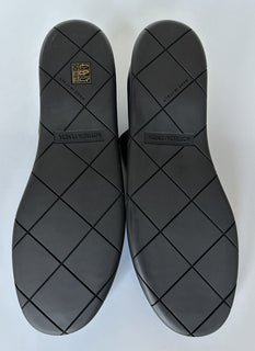 NIB $ 750 Bottega Veneta Herren Lagoon Nappaleder Schwarze Turnschuhe 13 US 640216 