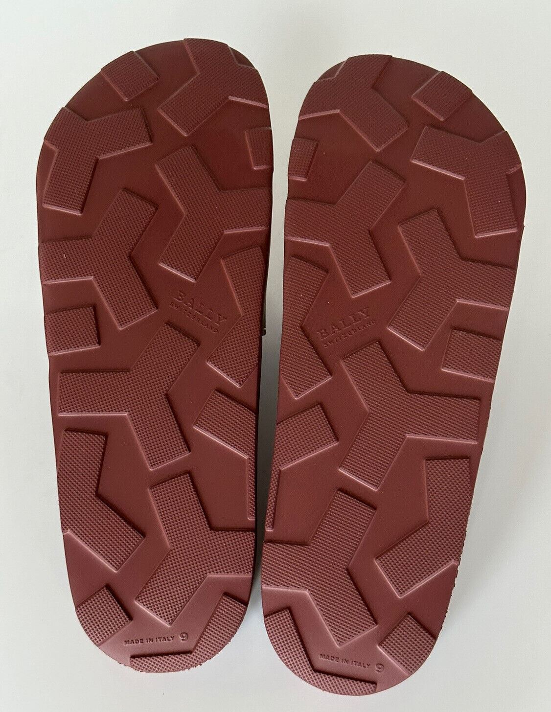 Мужские сандалии с красным логотипом NIB Bally Scotty, 10 шт., США 6300475 IT 