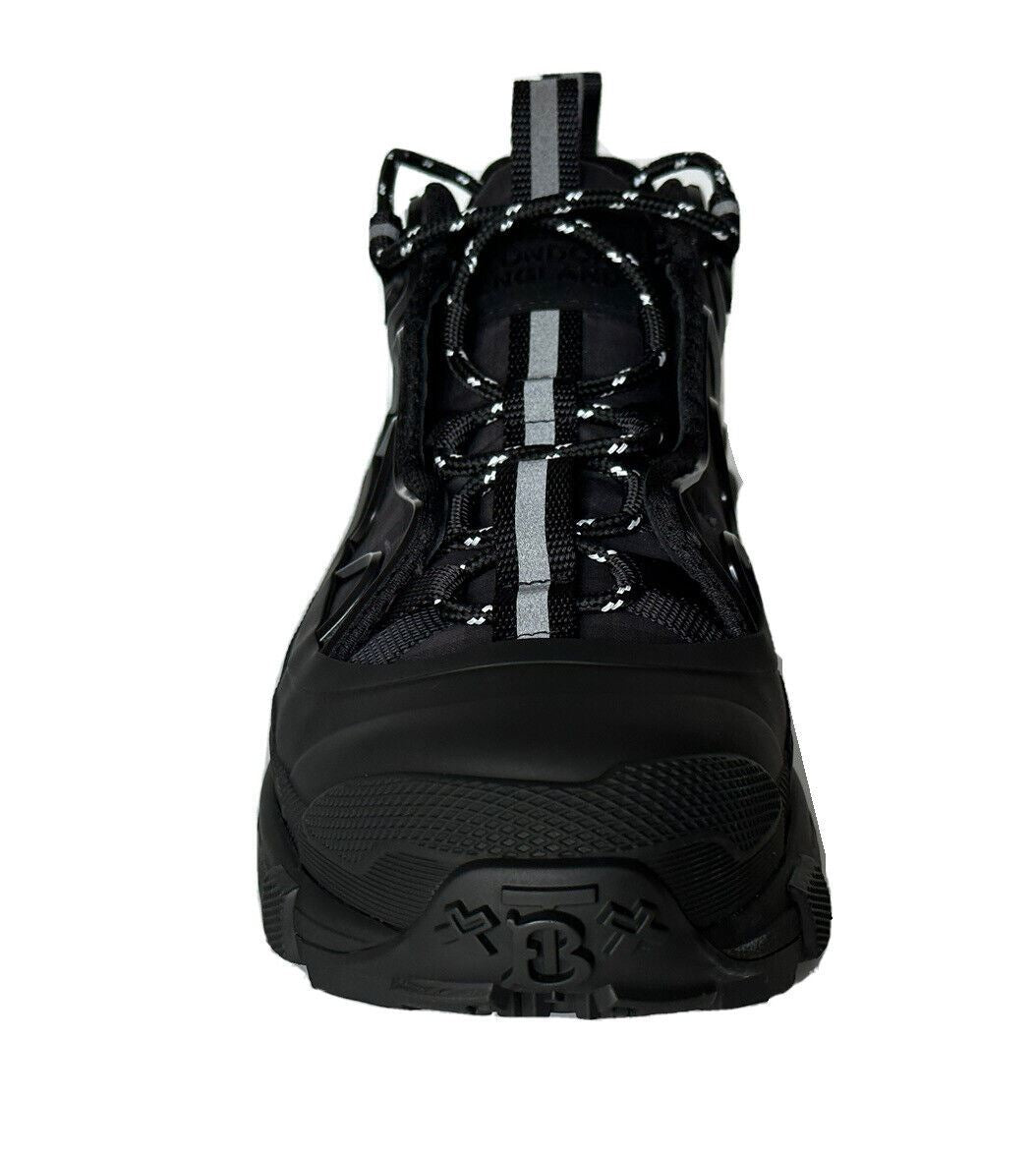 NIB $890 Burberry Men's Arthur  Dark Charcoal Sneakers 9 US (42 Euro) 8042584 IT