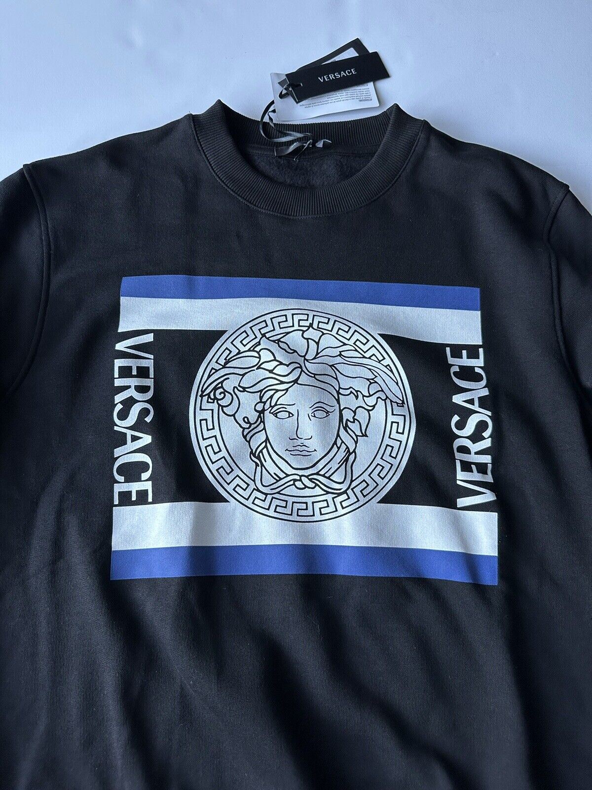 NWT 800 $ Versace Medusa Logo Baumwoll-Sweatshirt 2XL Italien 1002767 