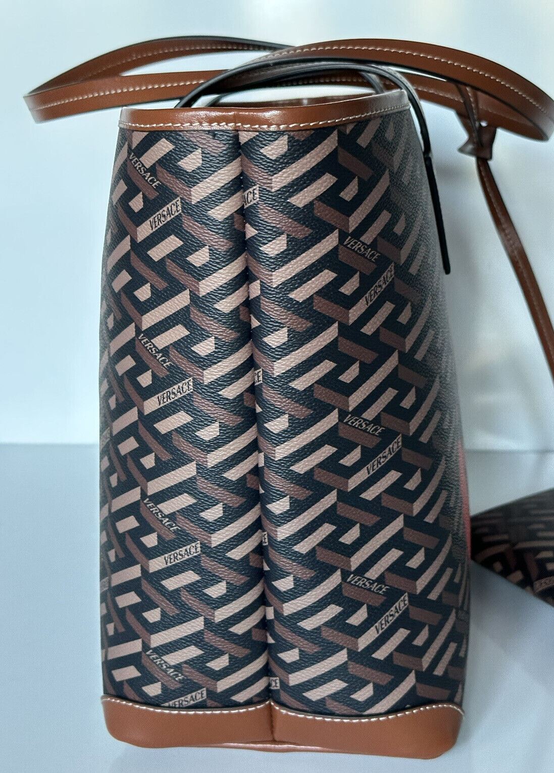 NWT Versace Большая сумка Greca Signature Smiley Medusa со съемным чехлом IT 1008109