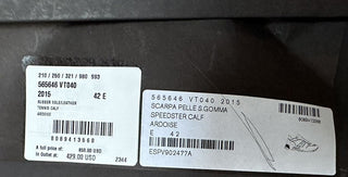NIB 850 $ Bottega Veneta Herren-Sneakers aus grauem Kalbsleder 9 US (42) 565646 2015 