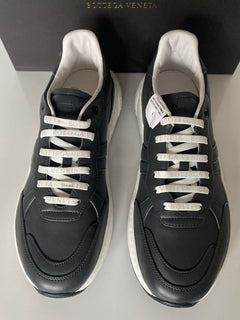 NIB 850 $ Bottega Veneta Herren-Sneakers aus grauem Kalbsleder 9 US (42) 565646 2015 
