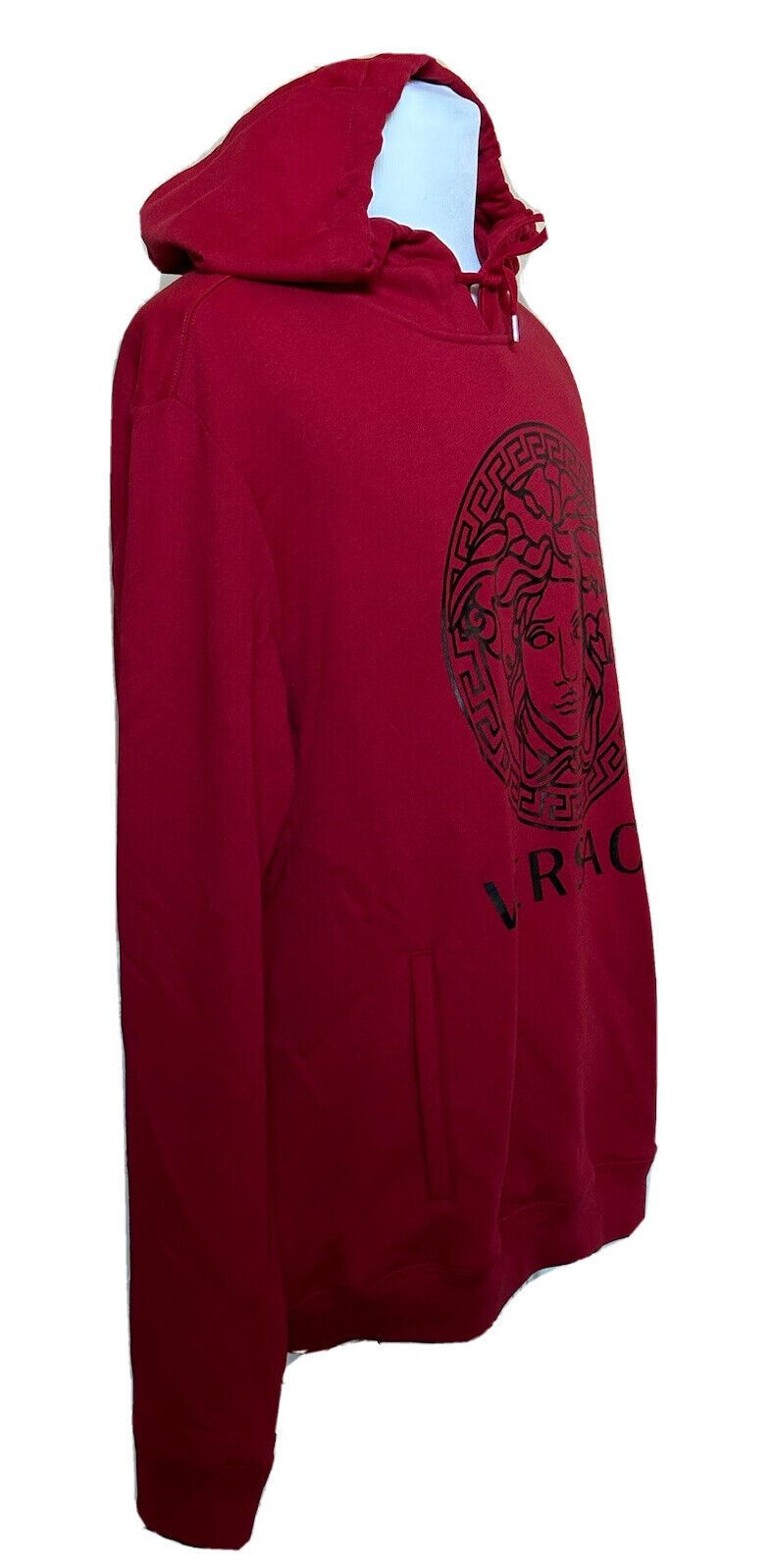 NWT $750 Versace Красный хлопковый свитшот с принтом Medusa и худи 4XL A89514S IT 
