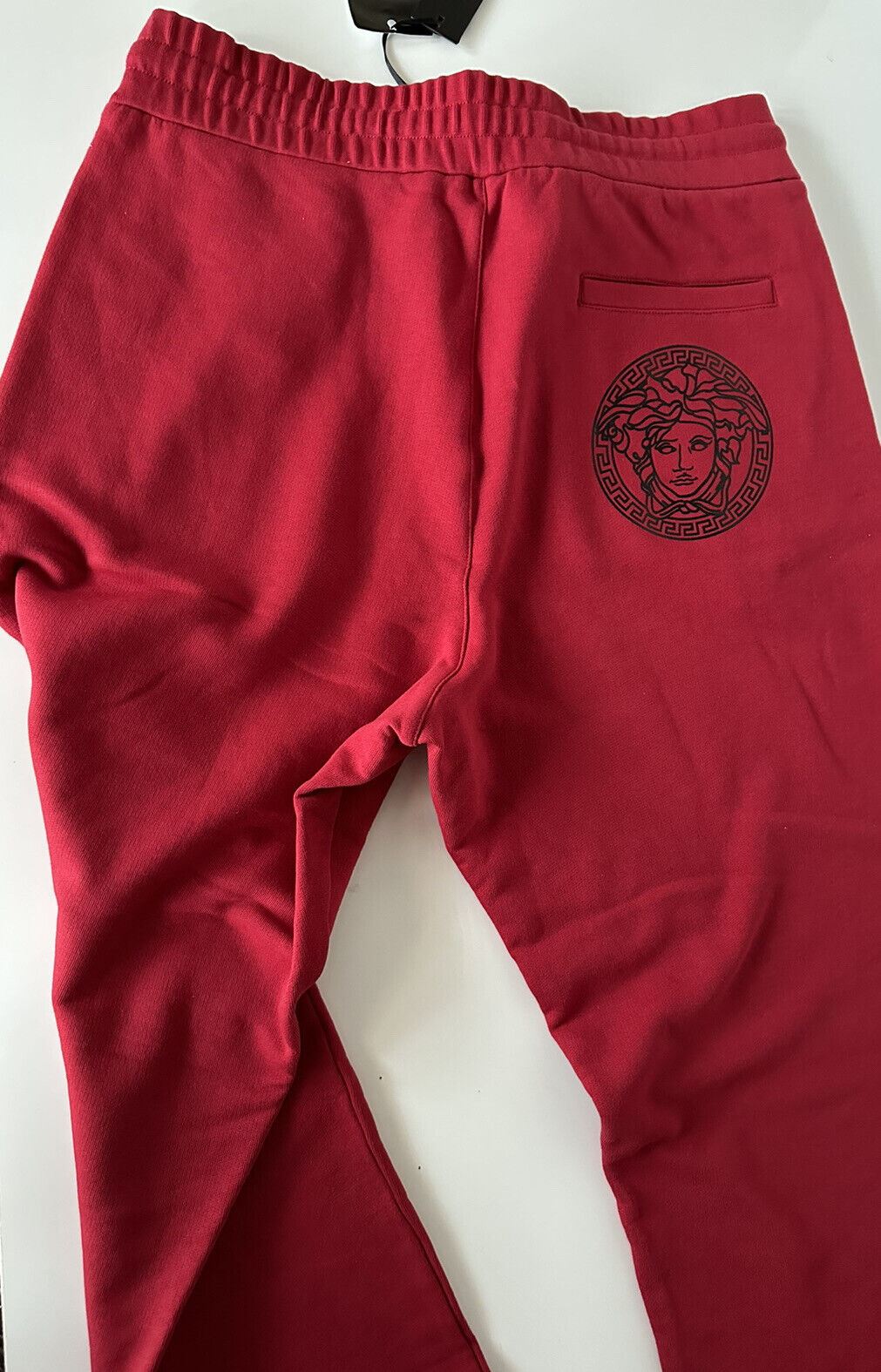 Мужские красные брюки с логотипом Medusa Versace, размер 3XL, A89515S, NWT, 650 долларов США 