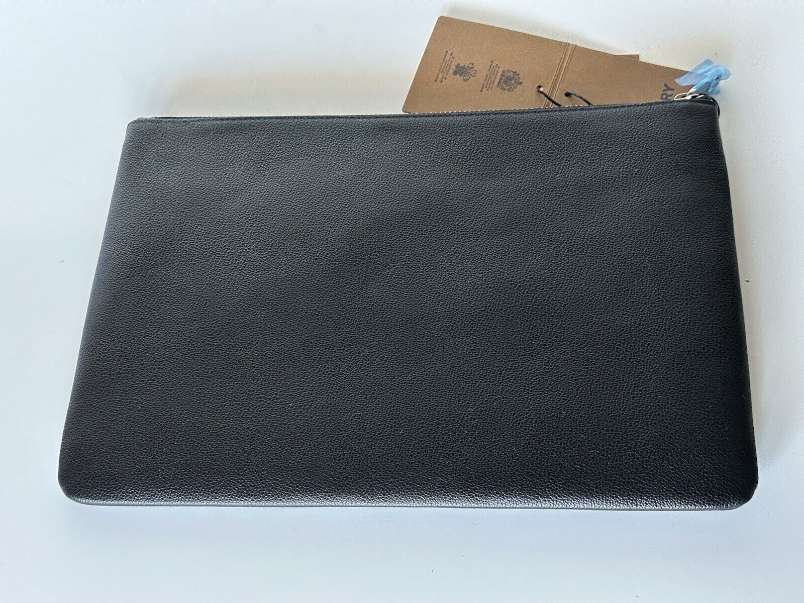 Черный кожаный клатч Burberry за 550 долларов NWT 80528831 