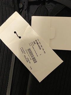 Neu mit Etikett: 1750 $ Bottega Veneta Herren-Pulloverjacke aus klobiger Baumwolle, Schwarz, L (passt für XL)