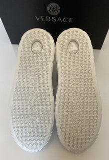 NIB Versace White Palladium High-Top Canvas Sneakers 10,5 US (43,5 Euro) DSU8403 