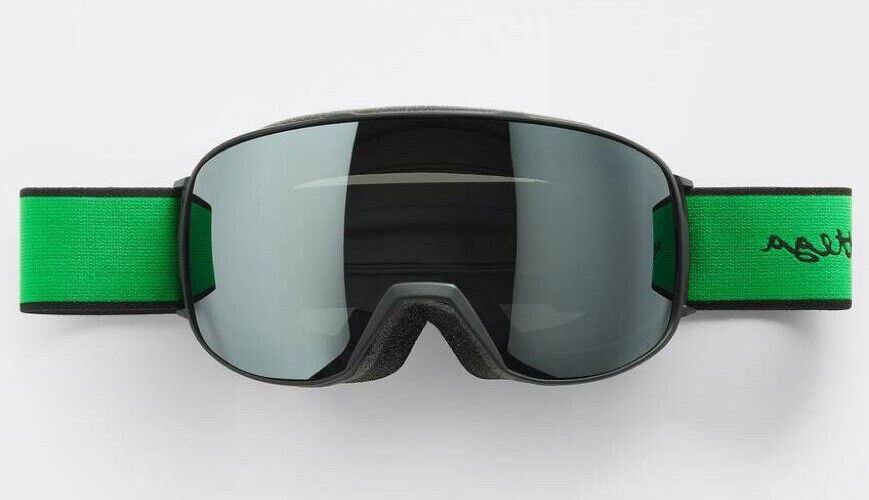 NWT $760 Bottega Veneta Rubber-injected Ski Goggles Sunglasses Black 691536