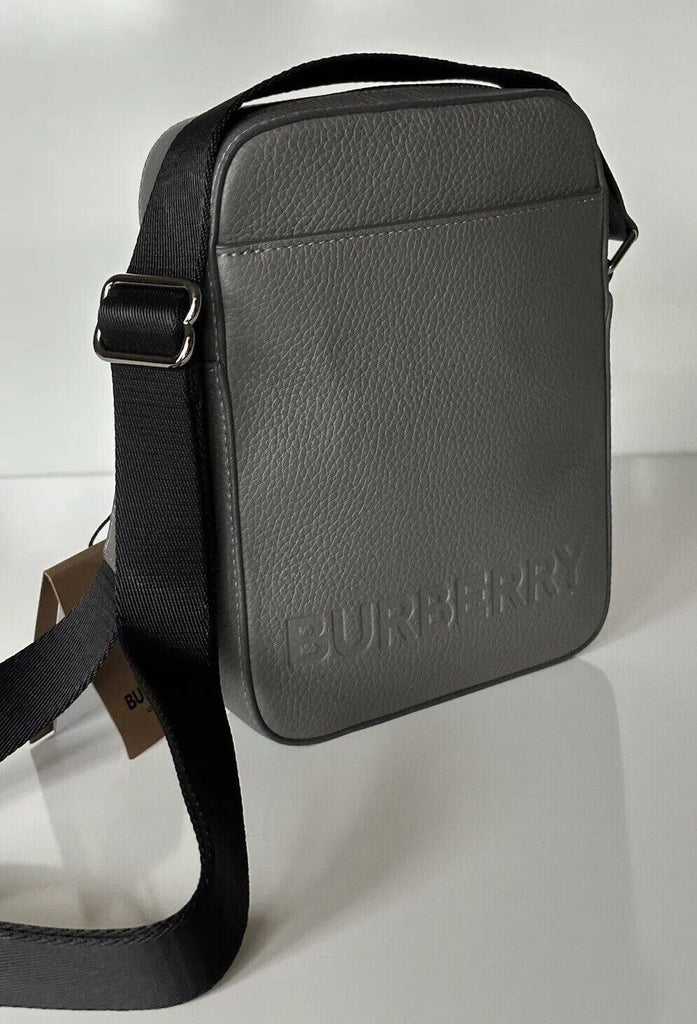 NWT €920 Burberry Men's Thornton Leather Crossbody Bag black