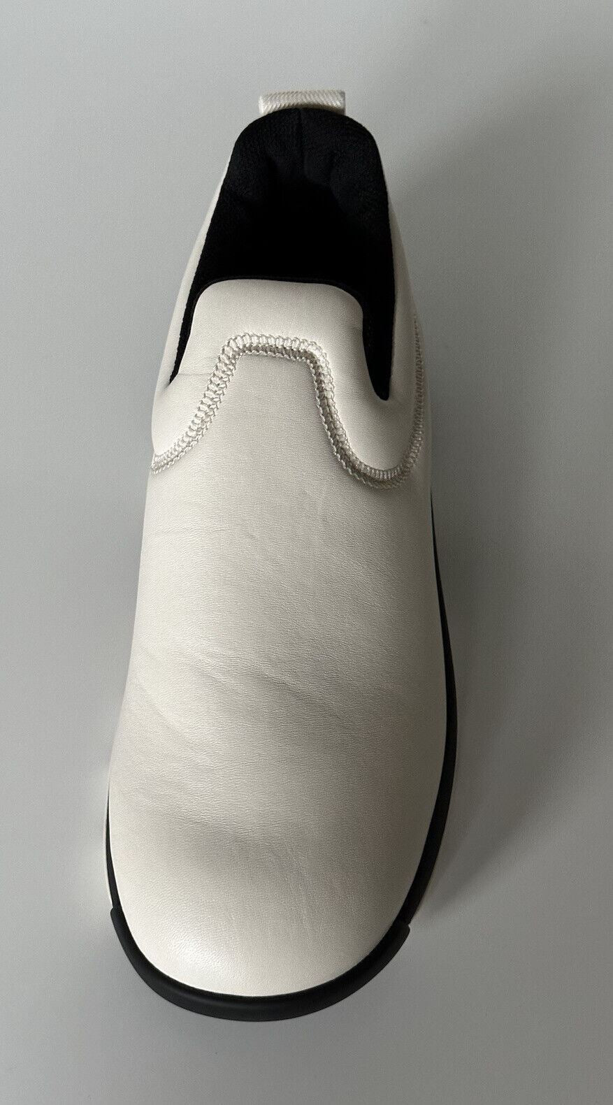 NIB $890 Bottega Veneta Men's Neutral Lagoon Nappa Leather Sneakers 9 US 667069