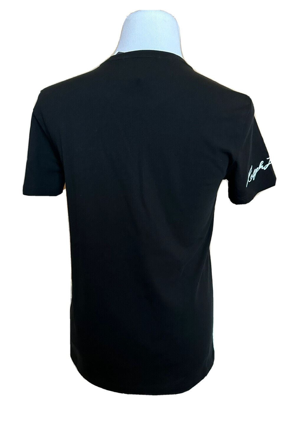 Черная футболка с логотипом и короткими рукавами Polo Ralph Lauren, размер NWT 65 долларов США, черный M 