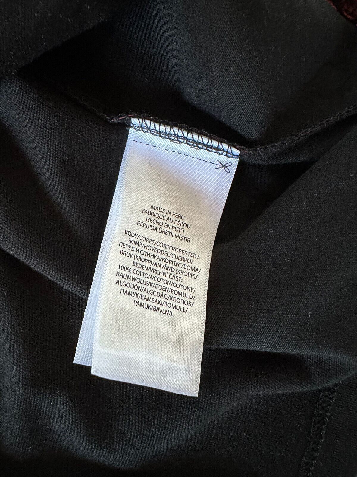 Neu mit Etikett: 65 $ Polo Ralph Lauren Kurzarm-Logo-T-Shirt Schwarz M 