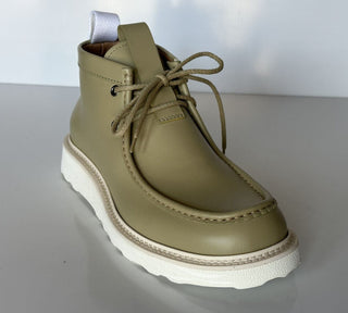 NIB $ 890 Bottega Veneta Leder Grüne leichte Stiefeletten 9 US 578287 Italien