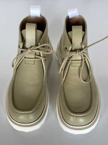 NIB $890 Bottega Veneta Leather Green Lightweight Ankle Boots 9 US 578287 Italy