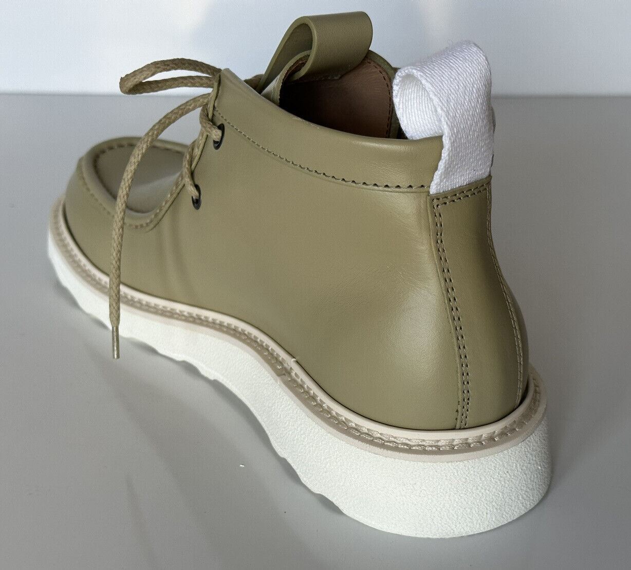 NIB $890 Bottega Veneta Leather Green Lightweight Ankle Boots 10 US 578287 Italy
