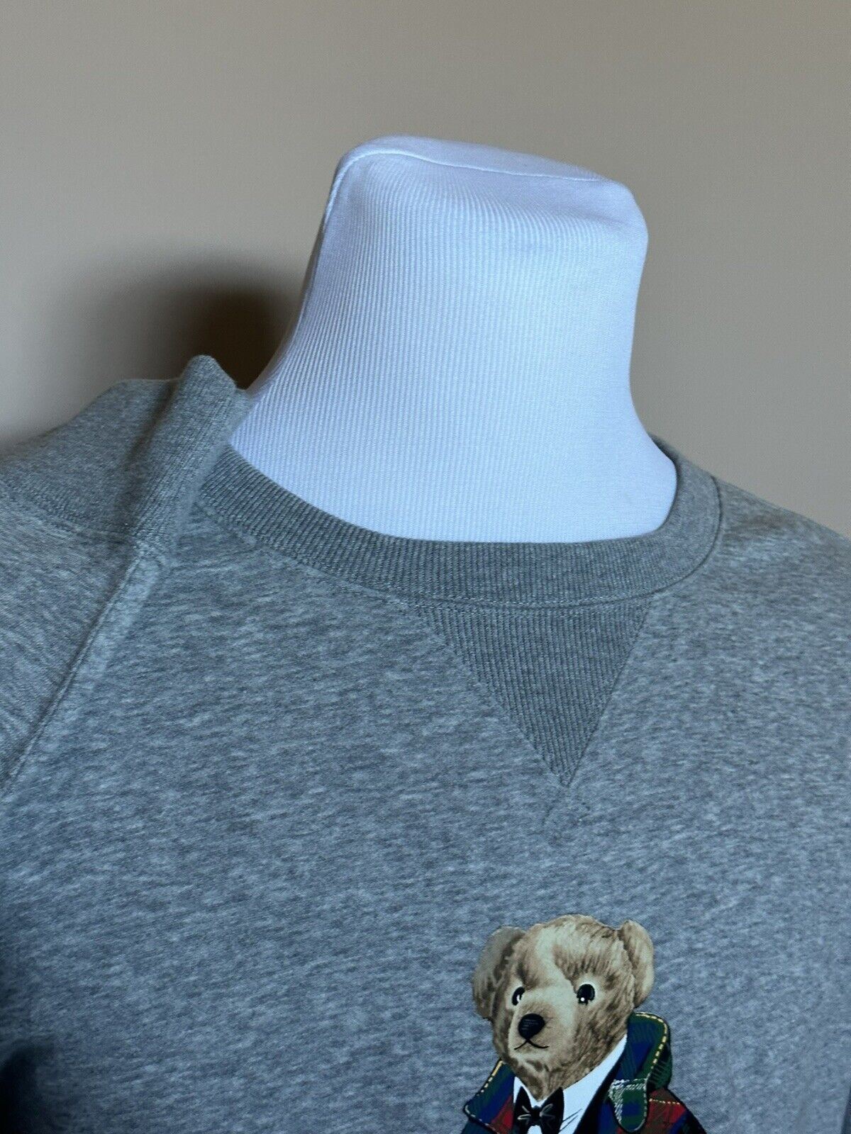 Новый свитшот Polo Ralph Lauren Bear, серый цвет 2XL/2TG, стоимостью 148 долларов. 