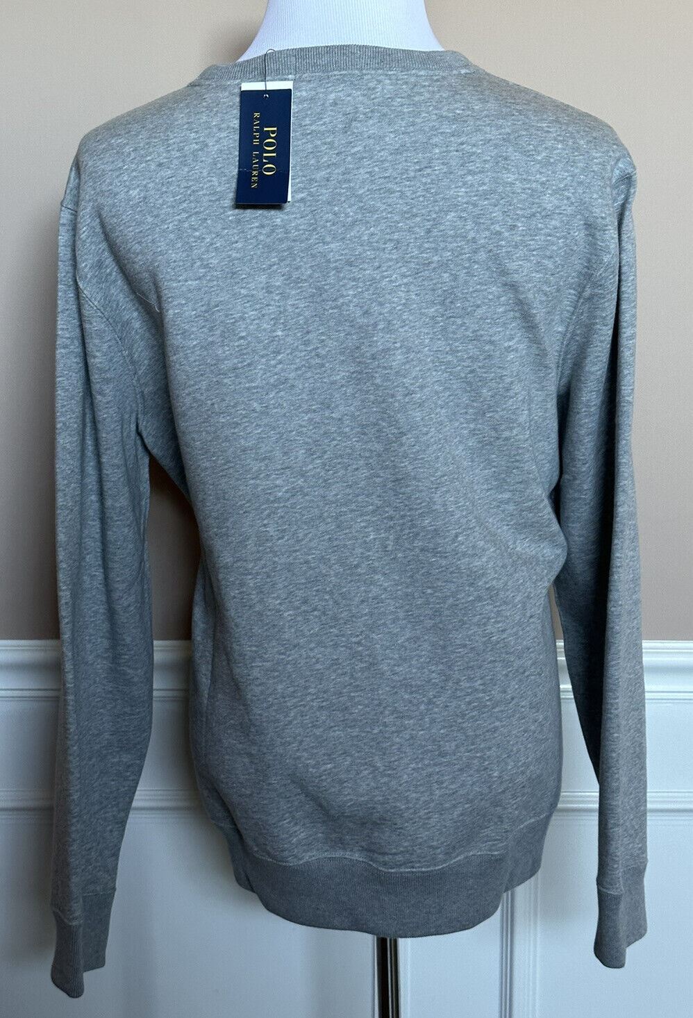New $148 Polo Ralph Lauren Bear Sweatshirt Grey 2XL/2TG