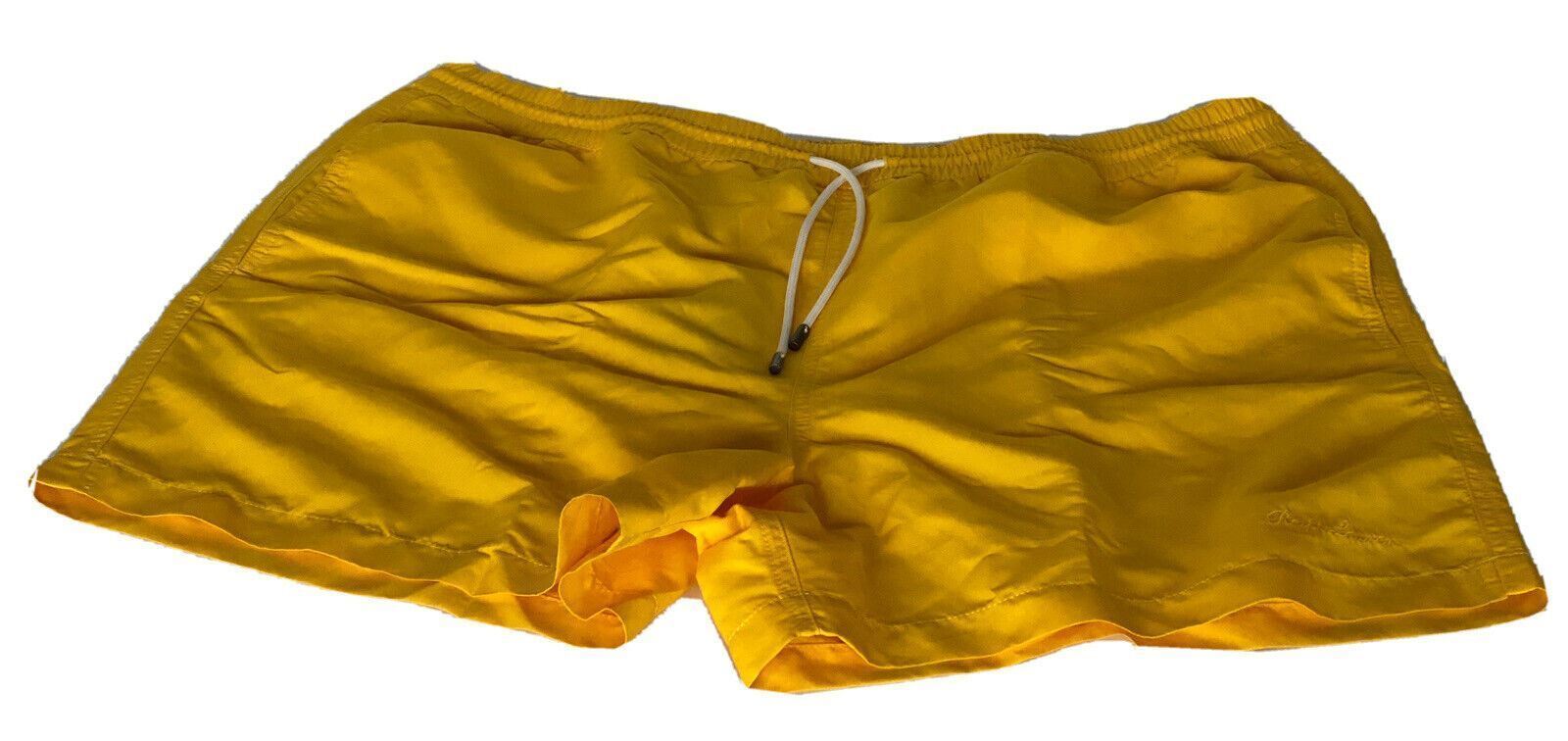 NWT $295 Polo Ralph Lauren Purple Label Men's Yellow Swim Shorts Large Portugal