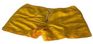 Neu mit Etikett: 295 $ Polo Ralph Lauren Purple Label Herren-Badeshorts in Gelb, Größe L, Portugal 