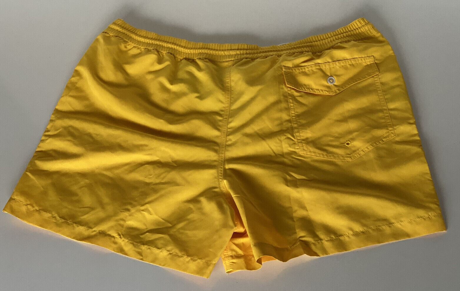 NWT $295 Polo Ralph Lauren Purple Label Men's Yellow Swim Shorts Large Portugal