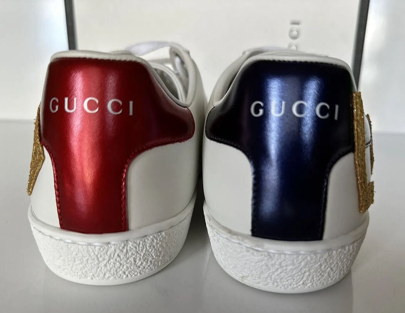 NIB Gucci Damen Loved Miro Soft White Sneakers 10 US (40 Euro) IT 505328 IT 