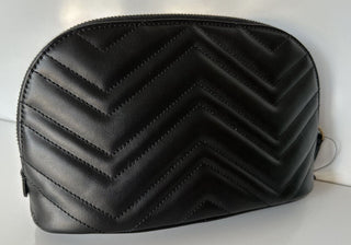 Neue Gucci GG Marmont Kosmetiktasche aus schwarzem Leder 625690 0416 IT 