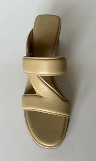 NIB $ 840 Bottega Veneta Kalbsleder Mule Sandalen Schuhe Cane Sugar 9 US 651376 