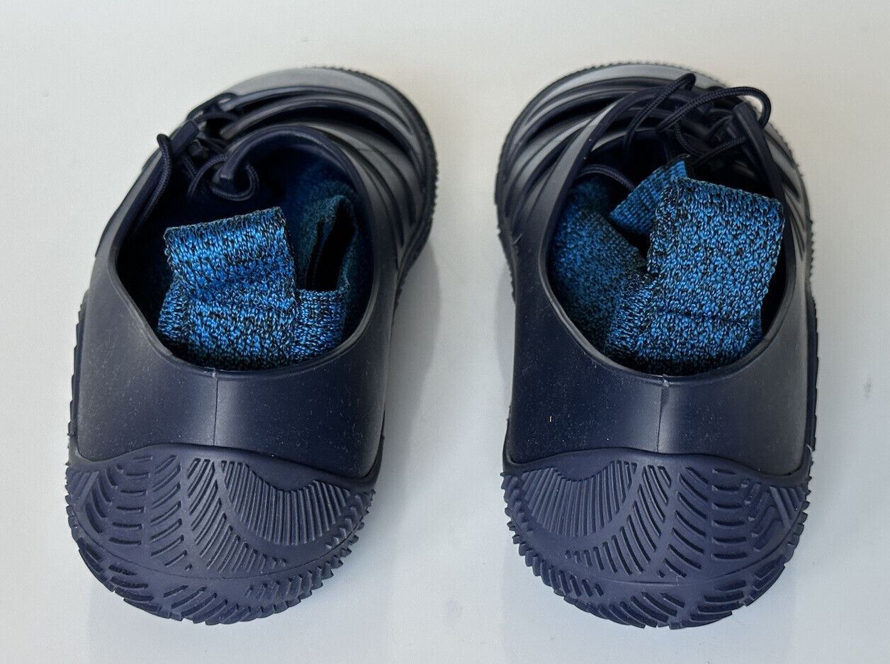 NIB 750 долларов США Bottega Veneta Tech Knit Rubber Blue Climber Кроссовки 10 США 658725 IT 