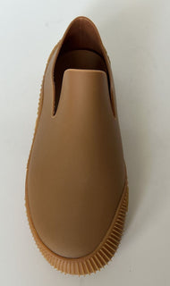 NIB $ 620 Bottega Veneta Matt Rubber Brown Climber Sneakers 10 US 658726 IT 