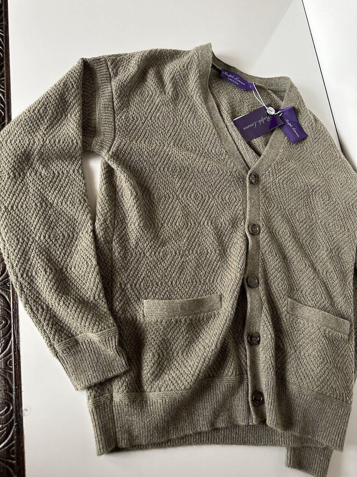 NWT $1495 Ralph Lauren Purple Label Men's Cashmere Jacket Dark Sage Small Italy