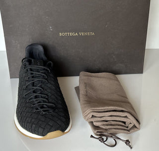 NIB 790 $ Bottega Veneta Herren Speedster Sneakers Schwarz 8,5 US (41,5 Euro) 609915 