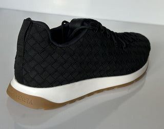 NIB 790 $ Bottega Veneta Herren Speedster Sneakers Schwarz 10 US (43 Euro) 609915 