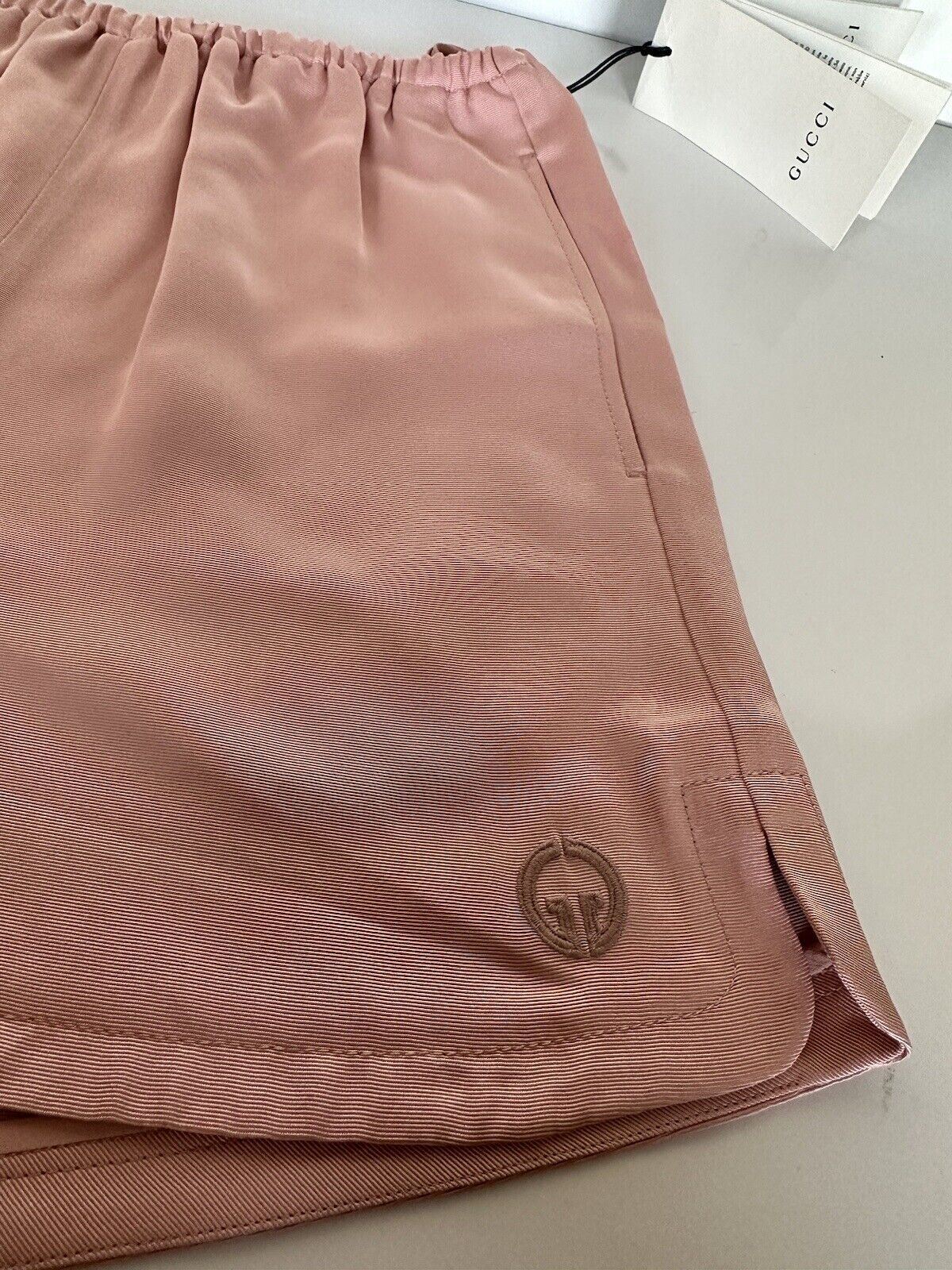 NWT Gucci Women's Silk/Viscose Shorts Iced Pink 36 (XS) 625238 Made in Italy
