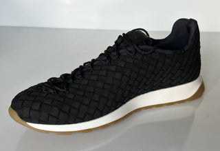 NIB $ 790 Bottega Veneta Herren Speedster Sneakers Schwarz 10,5 US (43,5 Eu) 609915 