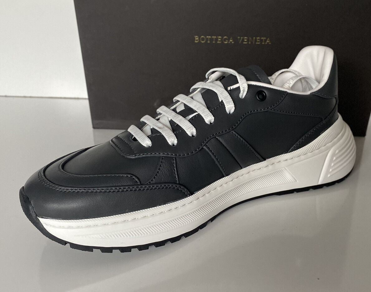 NIB $850 Bottega Veneta Men’s Gray Calf Leather Sneakers 9.5 US 565646 2015